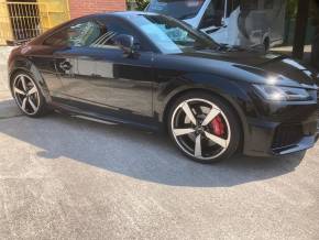 Audi TT RS 2.5 TT RS TFSI Quattro Vorsprung 2dr S Tronic Coupe Petrol BLACK at Motorhouse Cheshire Stockport