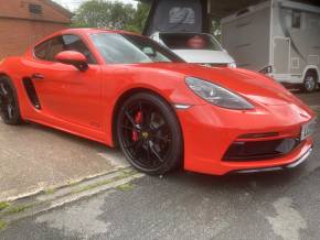 Porsche 718 Cayman 2.5 GTS 2dr PDK Coupe Petrol ORANGE at Motorhouse Cheshire Stockport