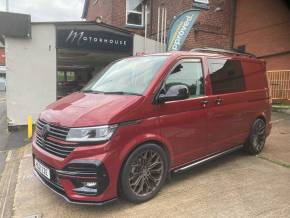 Volkswagen Transporter 2.0 BiTDI 204 Highline Kombi Van DSG Van With Side Windows Diesel RED at Motorhouse Cheshire Stockport