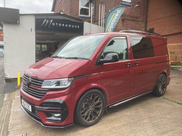 Volkswagen Transporter 2.0 BiTDI 204 Highline Kombi Van DSG Van With Side Windows Diesel RED