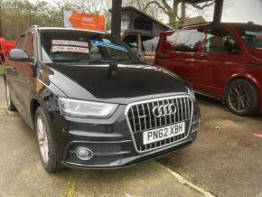 Audi Q3 2.0 TDI [177] Quattro S Line 5dr S Tronic Estate Diesel BLACK at Motorhouse Cheshire Stockport